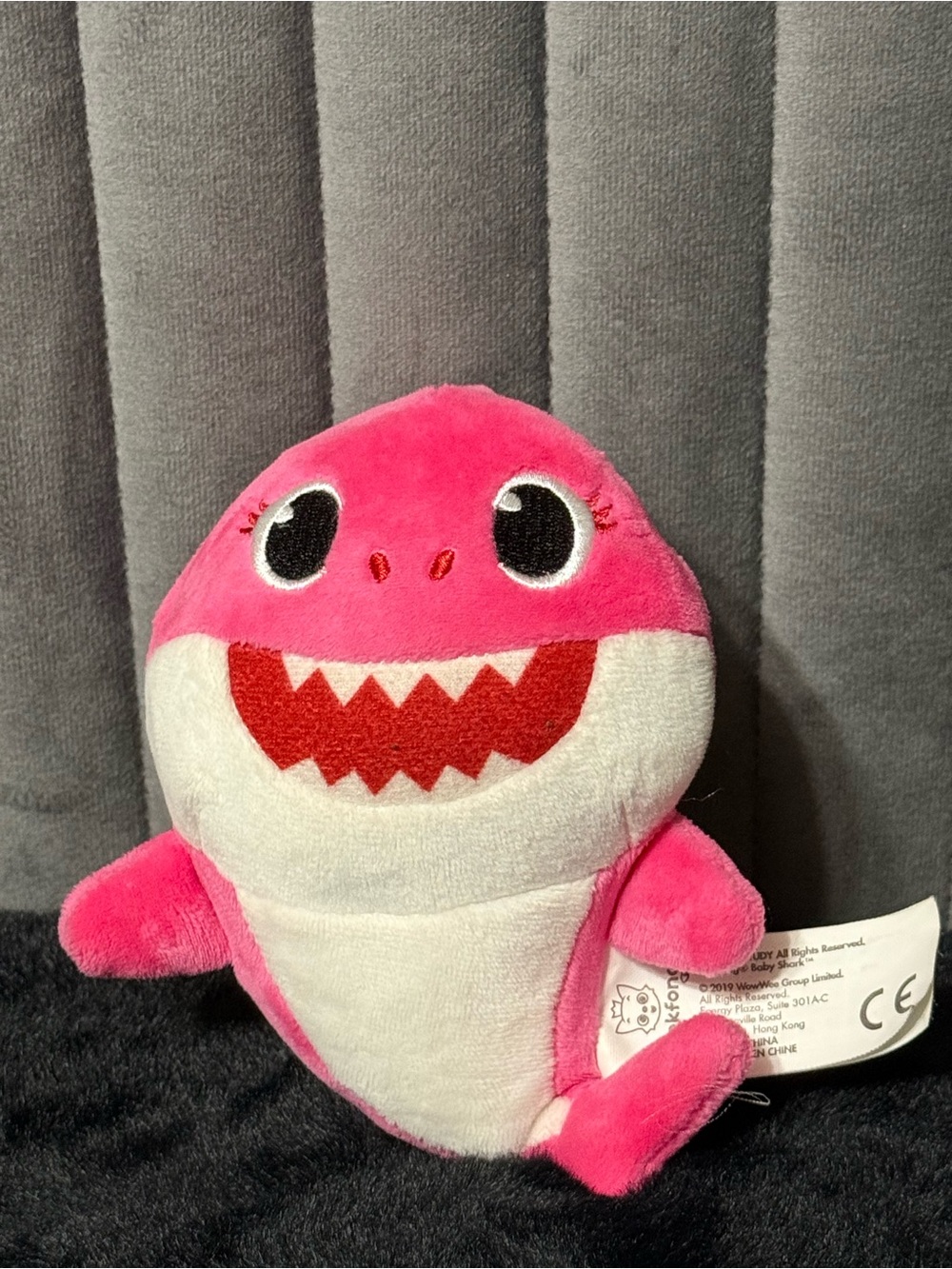 💖4/$25- Pinkfong Baby Shark Pink Shark Plush Stuffed 2019 Good Stuff Basic Fun